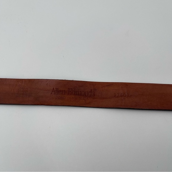 Allen Edmonds Basic Dress Casual Belt Mens Size 40 Leather Dark Brown 97507 - Picture 4 of 11